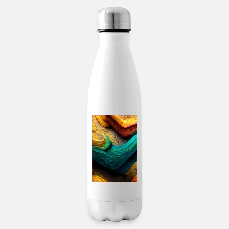 Abstract 3D Surface Background - Isolierflasche - Weiß