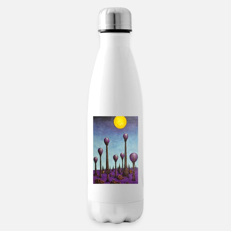 Wald der Pilze - Isolierflasche - Weiß
