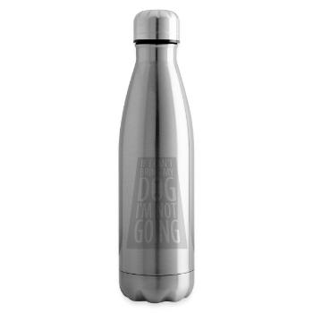 Citation Apportez mon chien - Bouteille isotherme - argent clair - Droite