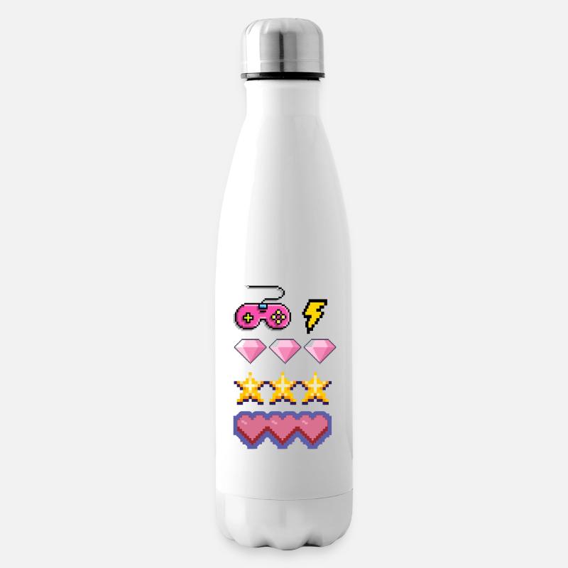 Liebe auf den ersten Blick online - Isolierflasche - Weiß