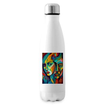 Transformation zweier Individuen - Isolierflasche - Weiß - Rechts