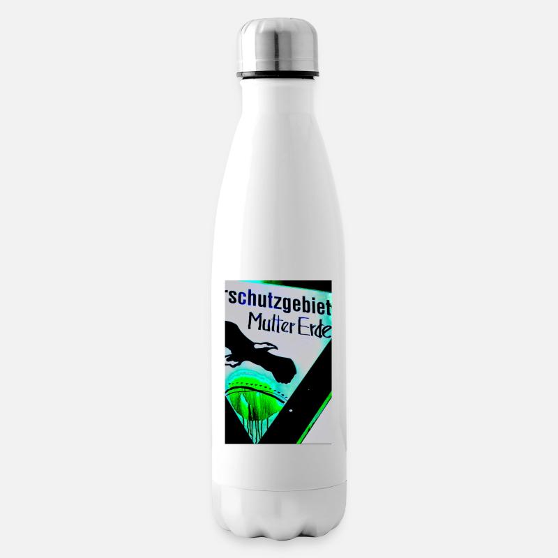 Rettet die Erde - Isolierflasche - Weiß