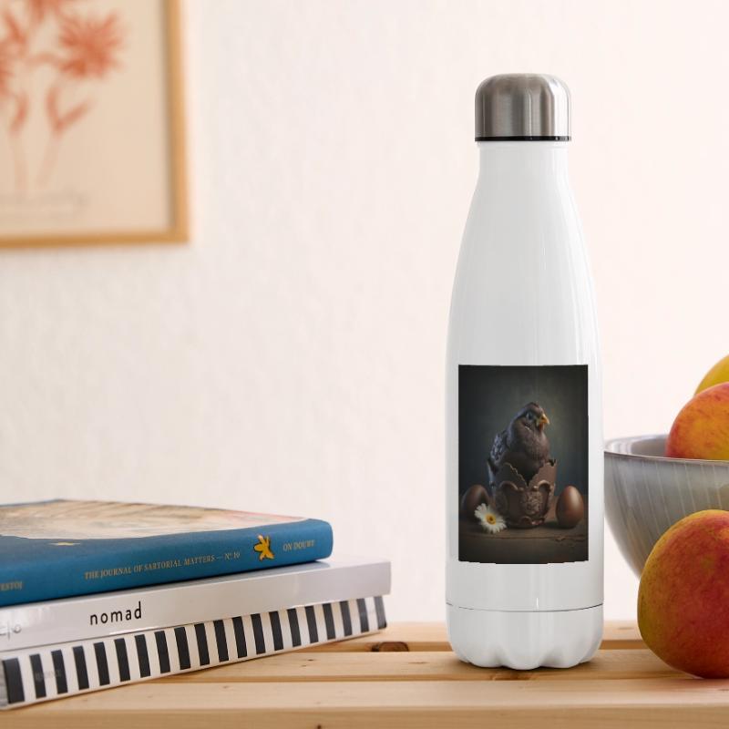 Easter Chick Chocolate Chocolate Easter Egg Insulated Water Bottle