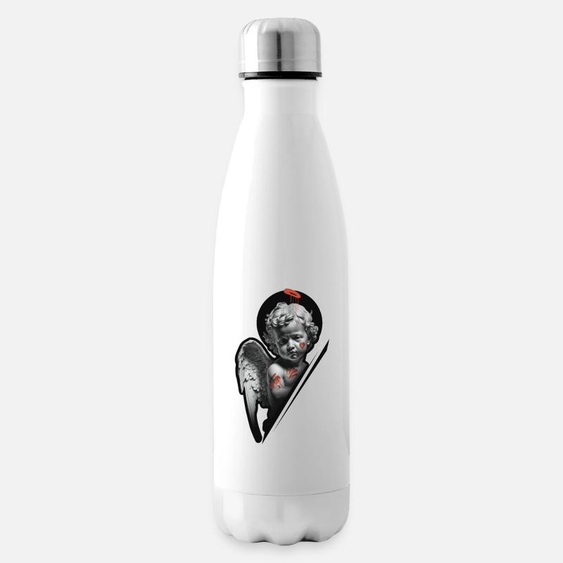 cherubin xgraffiti - Bouteille isotherme - blanc