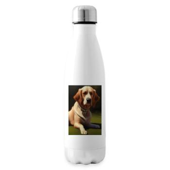 Hunde Bild - Isolierflasche - Weiß - Rechts