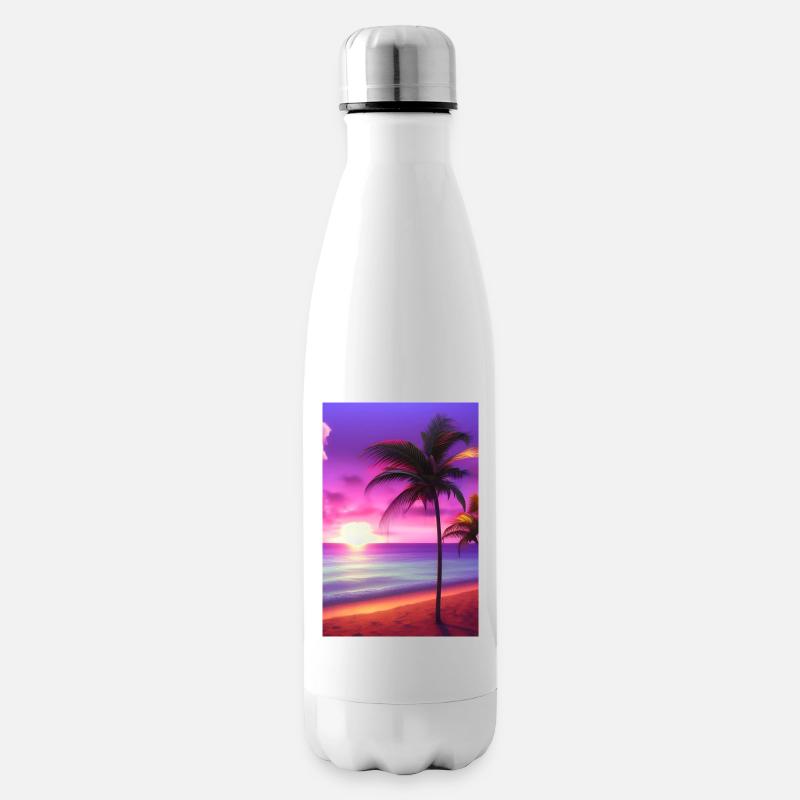 Caraïbes Palm Beach - Bouteille isotherme - blanc
