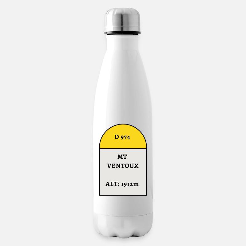 Mont Ventoux - Insulated Water Bottle - white
