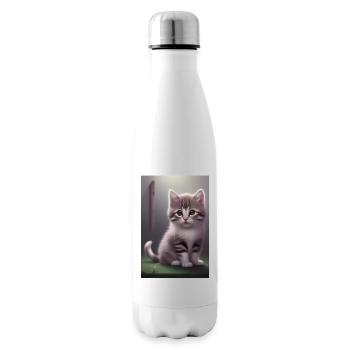 Baby Cat - Insulated Water Bottle - white - Right