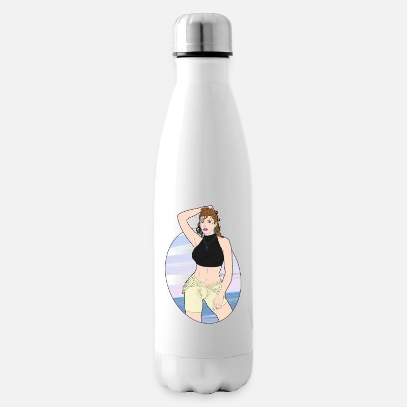 Summer days - Insulated Water Bottle - white