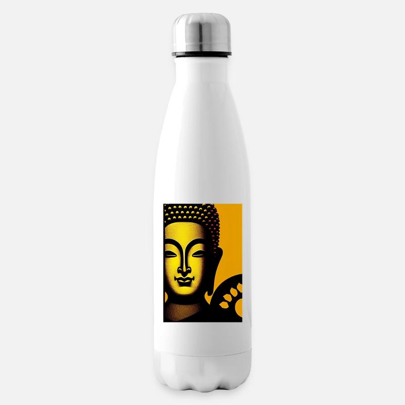 Golden buddha - Bouteille isotherme - blanc