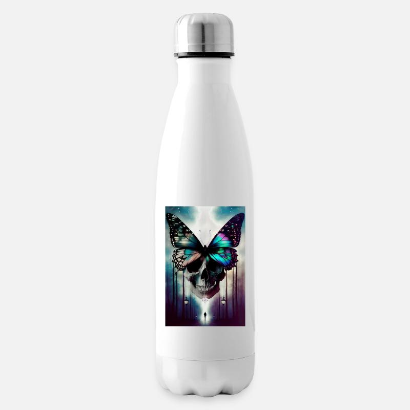 Thriller-Cover - Isolierflasche - Weiß
