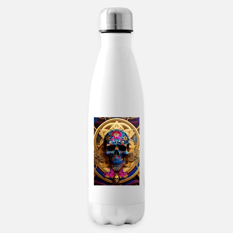 calavera - Bouteille isotherme - blanc