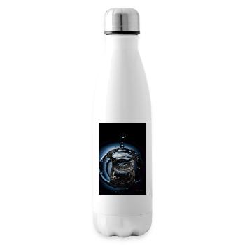 Drop chrome 5 - Insulated Water Bottle - white - Right
