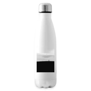 Der highseat auf einem hügel im feld - Isolierflasche - Weiß - Rechts