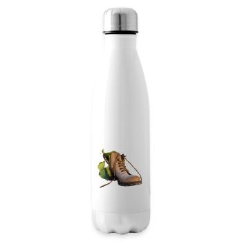 Schuh mit Grünpflanze - Isolierflasche - Weiß - Rechts