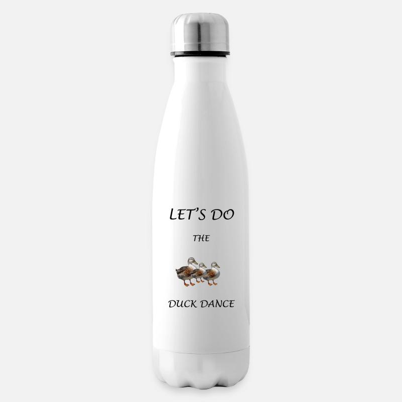 Duck Dance - Insulated Water Bottle - white
