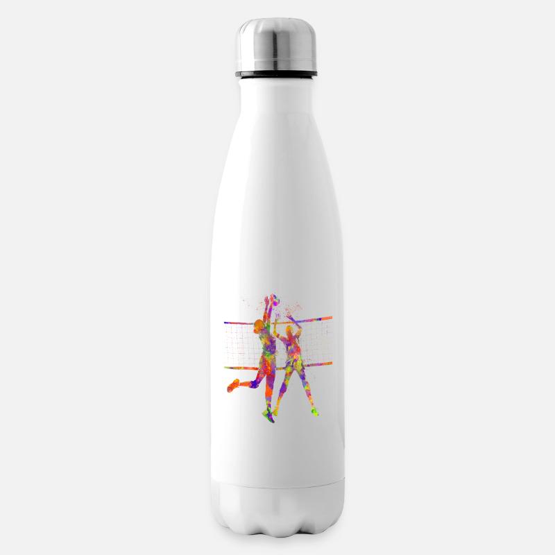 Volleyball player - Insulated Water Bottle - white