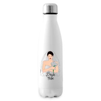 Bride Tribe Black 2 - Insulated Water Bottle - white - Right