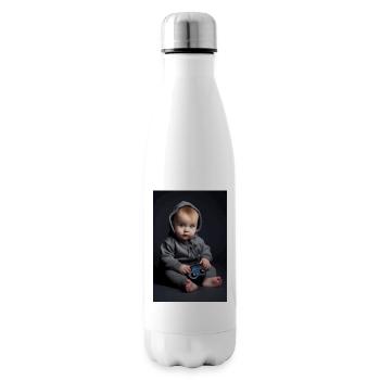 Bébé joueur - Bouteille isotherme - blanc - Droite