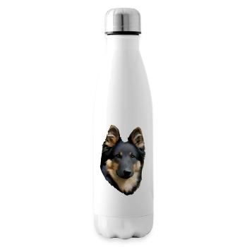 Bohemian Shepherd chodsky - Insulated Water Bottle - white - Right
