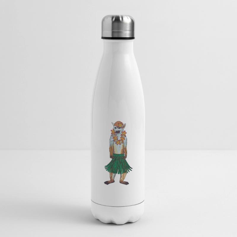 Squirrel Monkey Monkey Hawaii Hula Monkey Hula Hoola Insulated Water Bottle