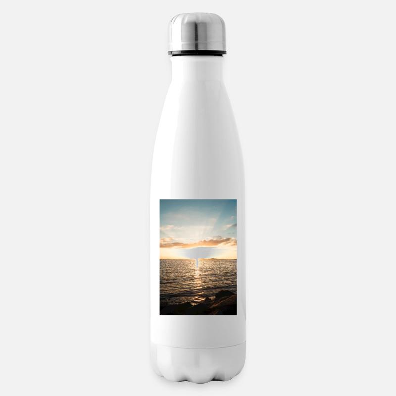 ocean - Insulated Water Bottle - white