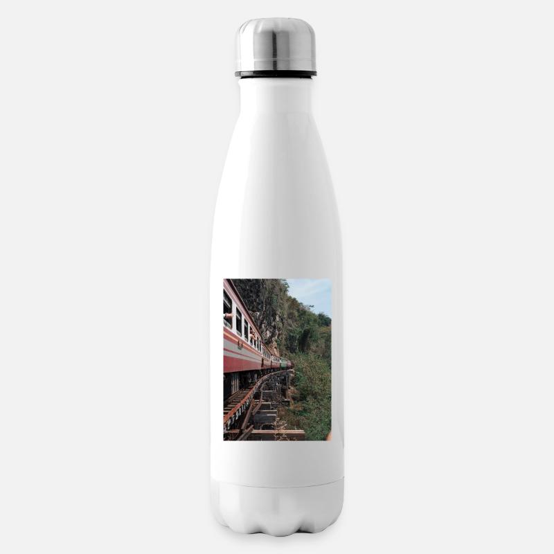 train, train - Bouteille isotherme - blanc
