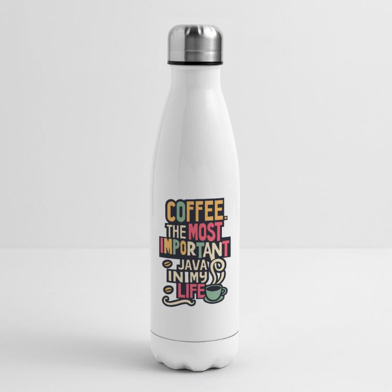Café. Le Java le plus important de ma vie Bouteille isotherme