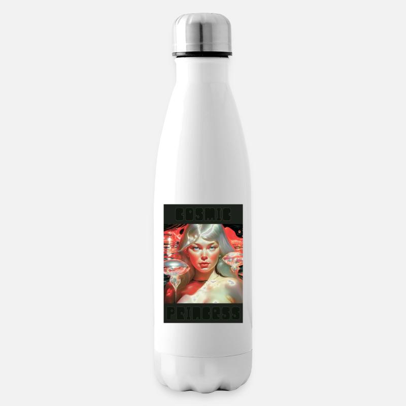 Princesse Cosmique Néon - Bouteille isotherme - blanc