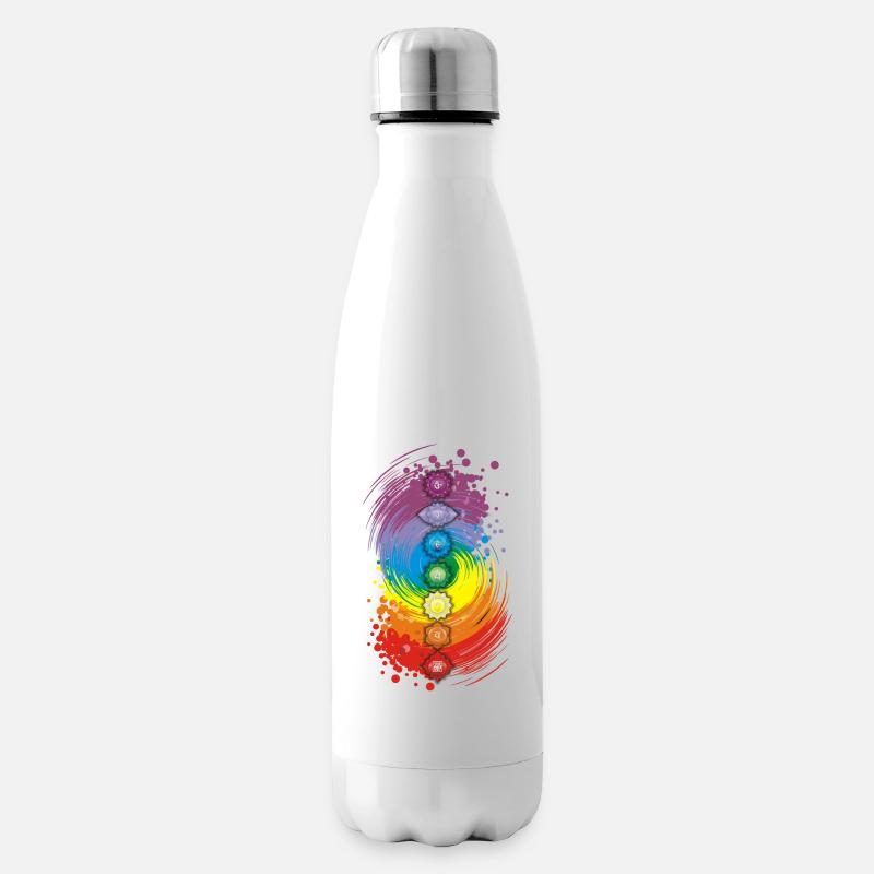 Chakra-Gleichgewicht - Isolierflasche - Weiß