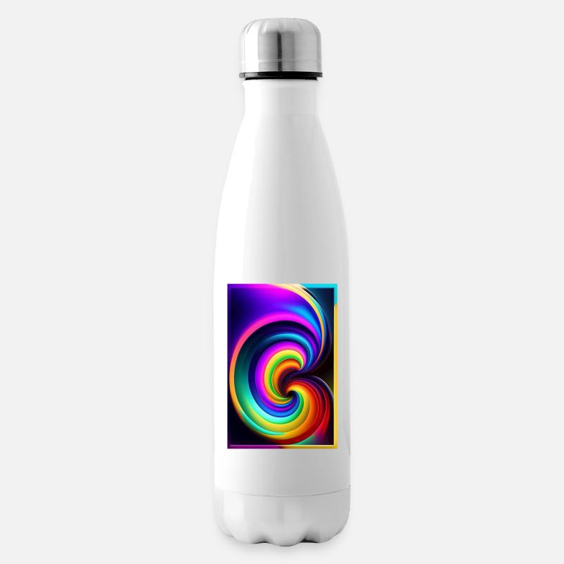 Swirl - Insulated Water Bottle - white