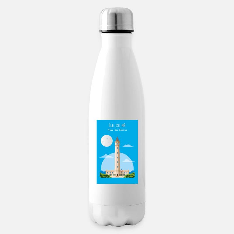PHARE DES BALEINES - Bouteille isotherme - blanc