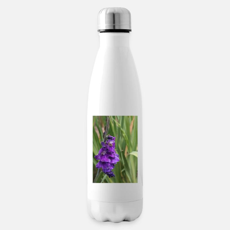 Gladiolus – starch in bloom - Insulated Water Bottle - white