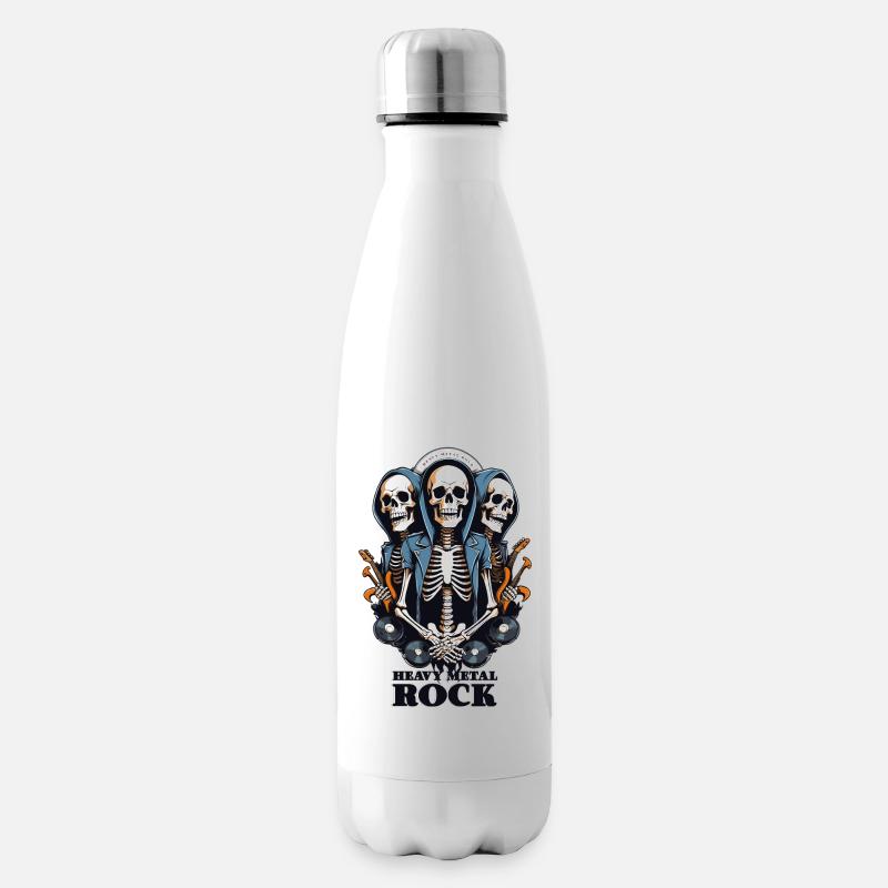 Heavy Metal Rock - Isolierflasche - Weiß
