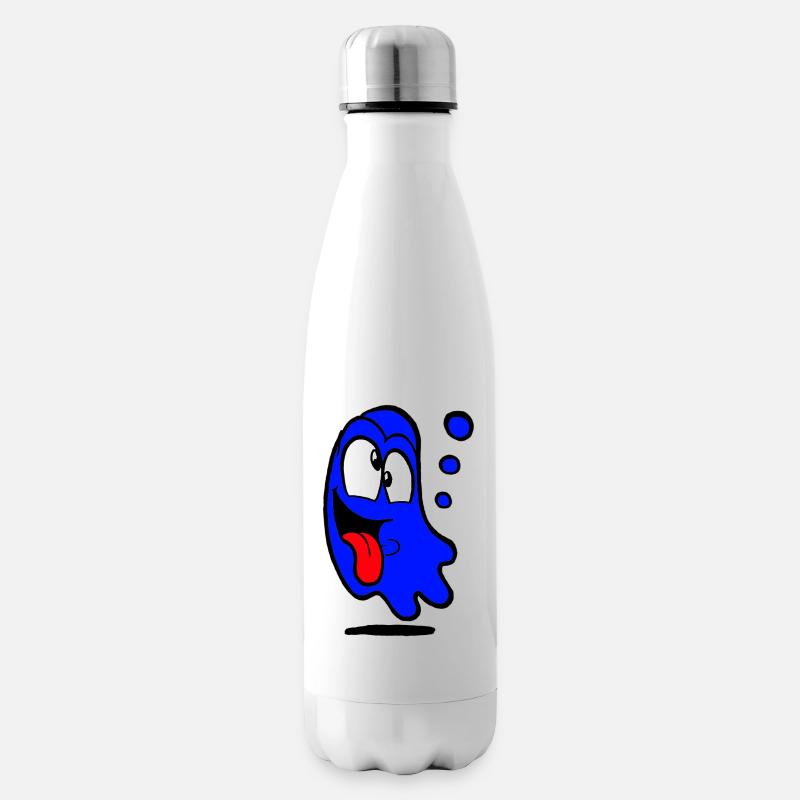 Confucius bleu - Bouteille isotherme - blanc