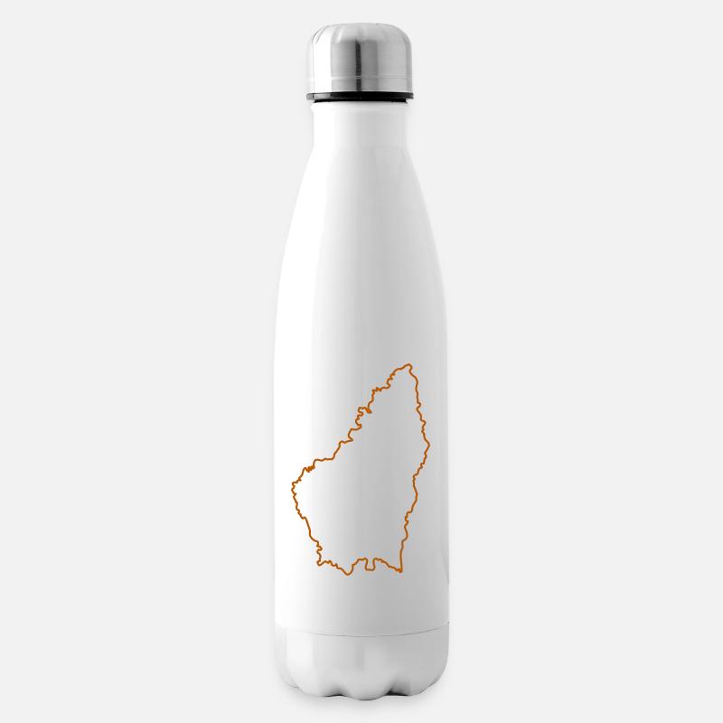 Logo Ardèche - Bouteille isotherme - blanc