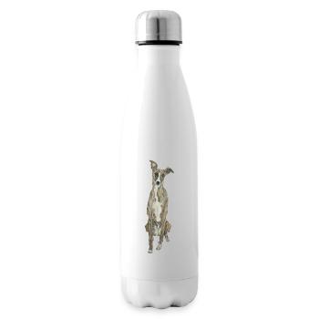 Greyhound Greyhound Dog Love Dog Sport Doglove - Insulated Water Bottle - white - Right