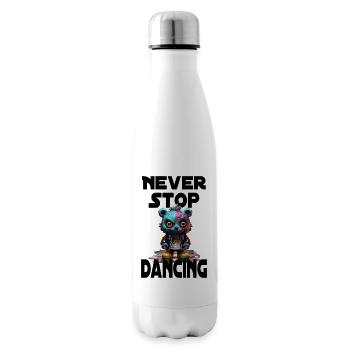 Never Stop Dancing - Isolierflasche - Weiß - Rechts