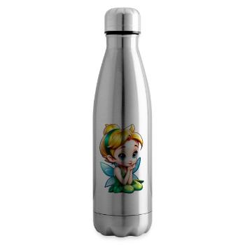 Petite Fée 6 - Bouteille isotherme - argent clair - Droite
