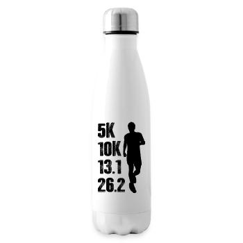Marathon Running Jogging - Isolierflasche - Weiß - Rechts