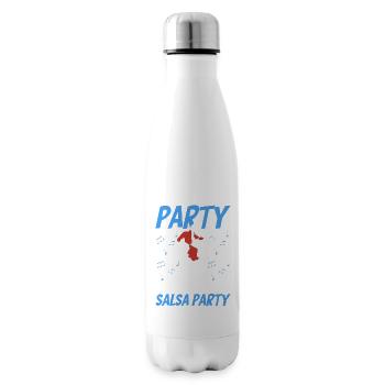Democratic party Republican party Salsa party - Insulated Water Bottle - white - Right