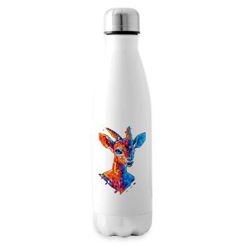 Plolygon Goat - Insulated Water Bottle - white - Right