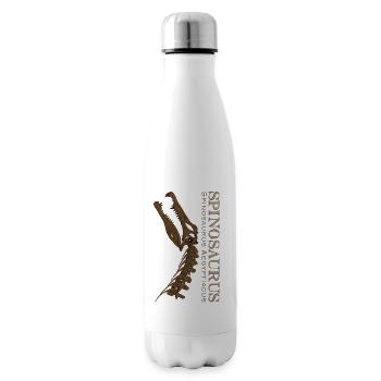 Spinosaurus Schädel brown - Isolierflasche - Weiß - Rechts