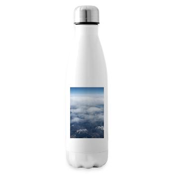 Cloud Formations and the alps near the Zugspitze - Insulated Water Bottle - white - Right