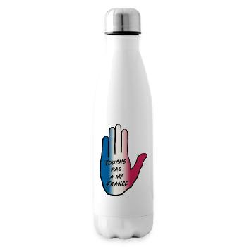 touche pas a ma France - Bouteille isotherme - blanc - Droite