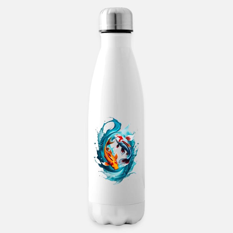 Fische - Isolierflasche - Weiß