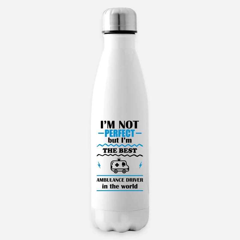 Nicht perfekt, aber bester Sanitäter der Welt - Isolierflasche - Weiß