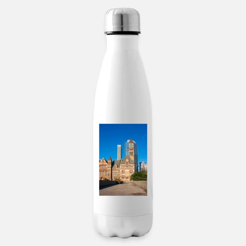 Altes Rathaus, Toronto, Kanada - Isolierflasche - Weiß