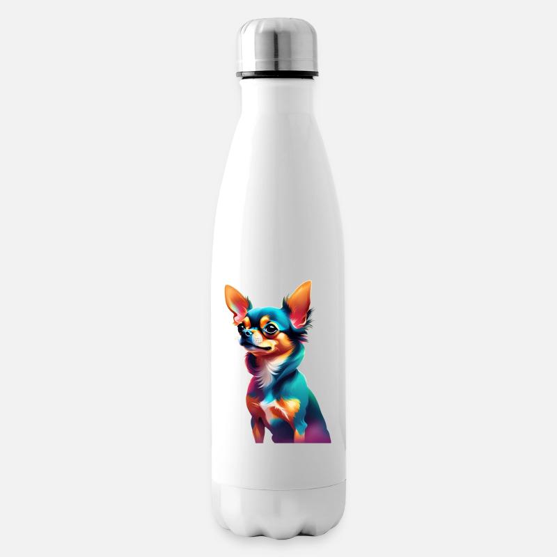 chihuahua - Isolierflasche - Weiß