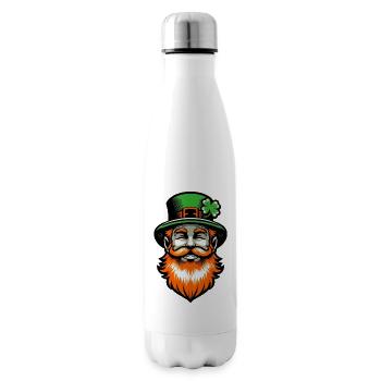 Irish Leprechaun Ireland - Insulated Water Bottle - white - Right